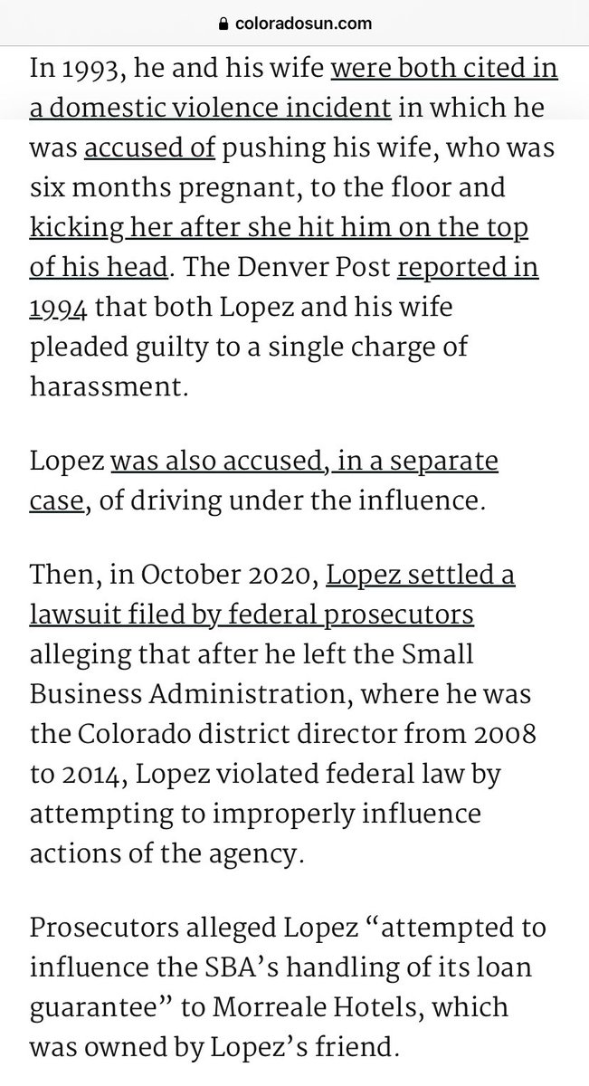 Late last night the GOP vacancy committee in Colorado nominated Greg Lopez to run in the special election for the rest Ken Buck’s term in CO-04. Lopez pledged to leave Congress next year and not campaign against Lauren Boebert. He has quite a rap sheet: coloradosun.com/2024/03/28/gre…