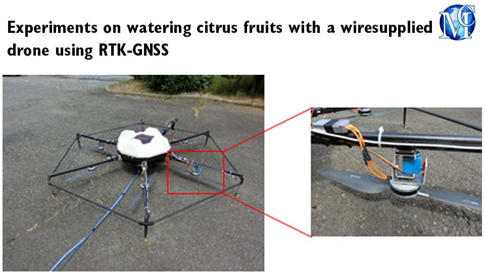 Experiments on watering #citrus #fruits with a wiresupplied drone using RTK-GNSS, published in International Robotics & Automation Journal by Masafumi Miwa, et al. medcraveonline.com/IRATJ/IRATJ-10… #drone #spraying #mechanics #automation