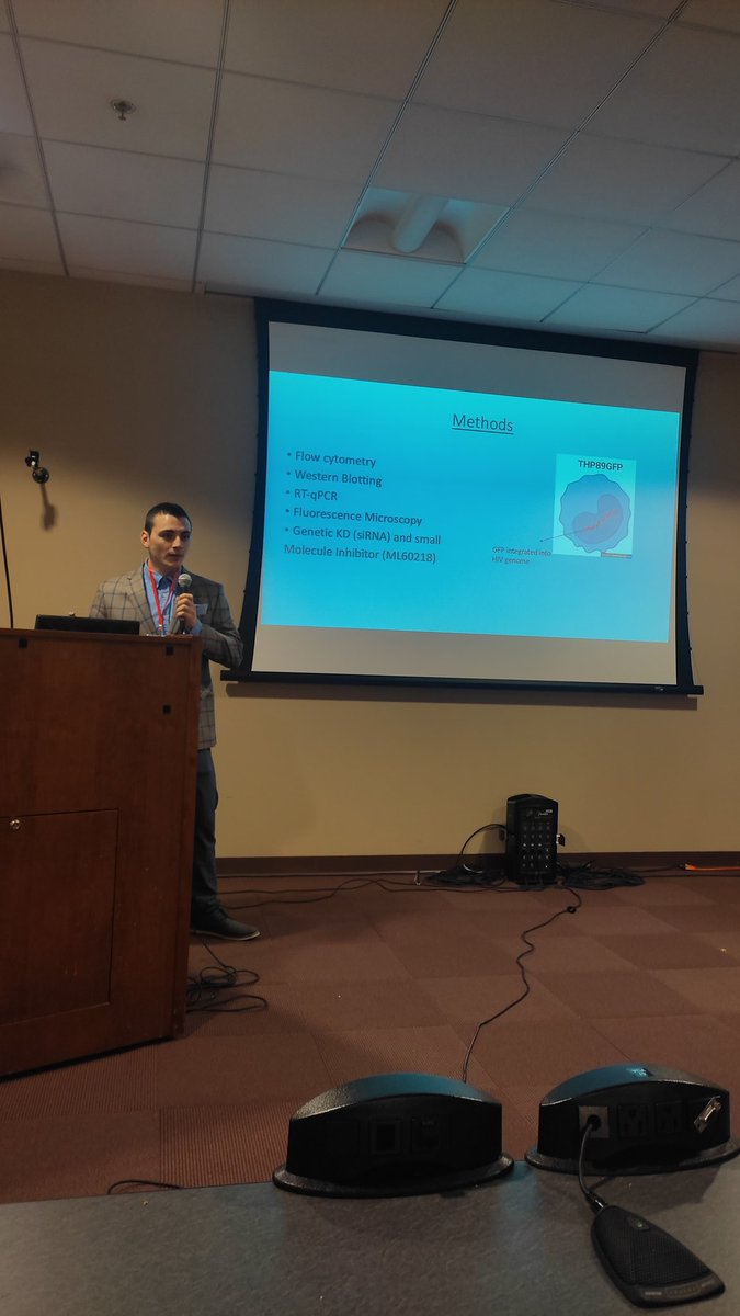 Now, we have Landon Thompson from ACPHS presenting his research on HIV-1.