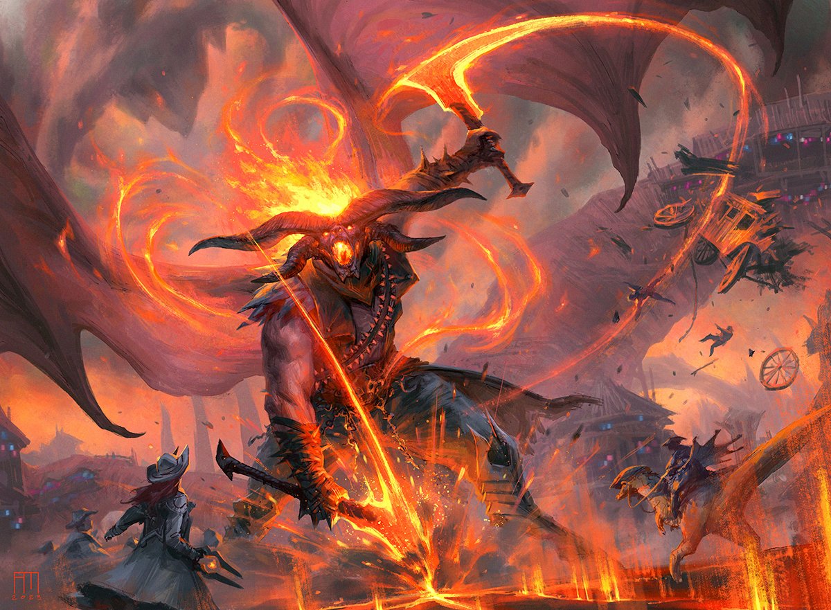 Demonic Ruckus MTG: Outlaws of Thunder Junction AD: Taylor Ingvarsson