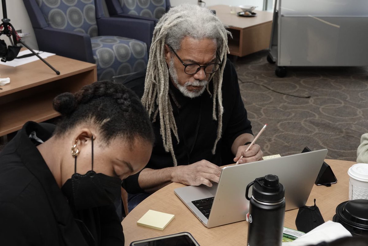 dslprojects's tweet photo. good morning #WOBD ! pics from yesterday’s “Who Owns Black Data? Slavery and Data Ethics” white paper write-in session led by Dr. Alex Gil🌷 https://t.co/cdE7YJW0b1