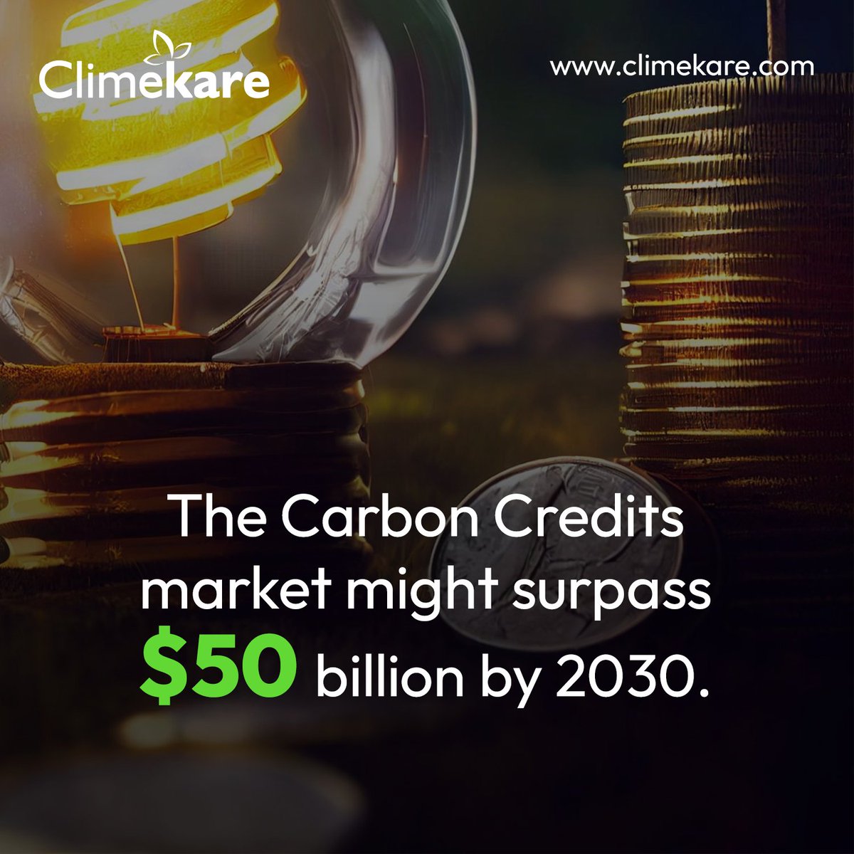 Unlocking the future with Carbon Credits! Discover why demand is set to soar, paving the way for a greener world by 2030.
Join us in the sustainability revolution. Contact us at Sustainability@climekare.com | 9371013287
#sustainability #climekare #carbonimpact #carbonpositive