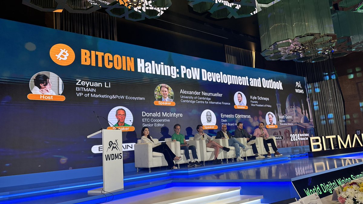 🎤Panel— Bitcoin Halving: Pow Development and Outlook ❗️Let's discuss how Po W will be laid out and developed in the coming halving moment, and how we need to work for its prosperity!💪