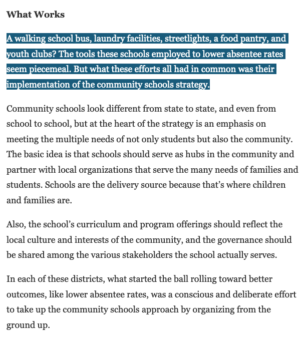 Why is it that when @nytimes and other media outlets report about absenteeism and other school-related problems reporters portray educators as relatively clueless when really there are educators who know what to do if only policy leaders would listen bit.ly/3I3D7rd