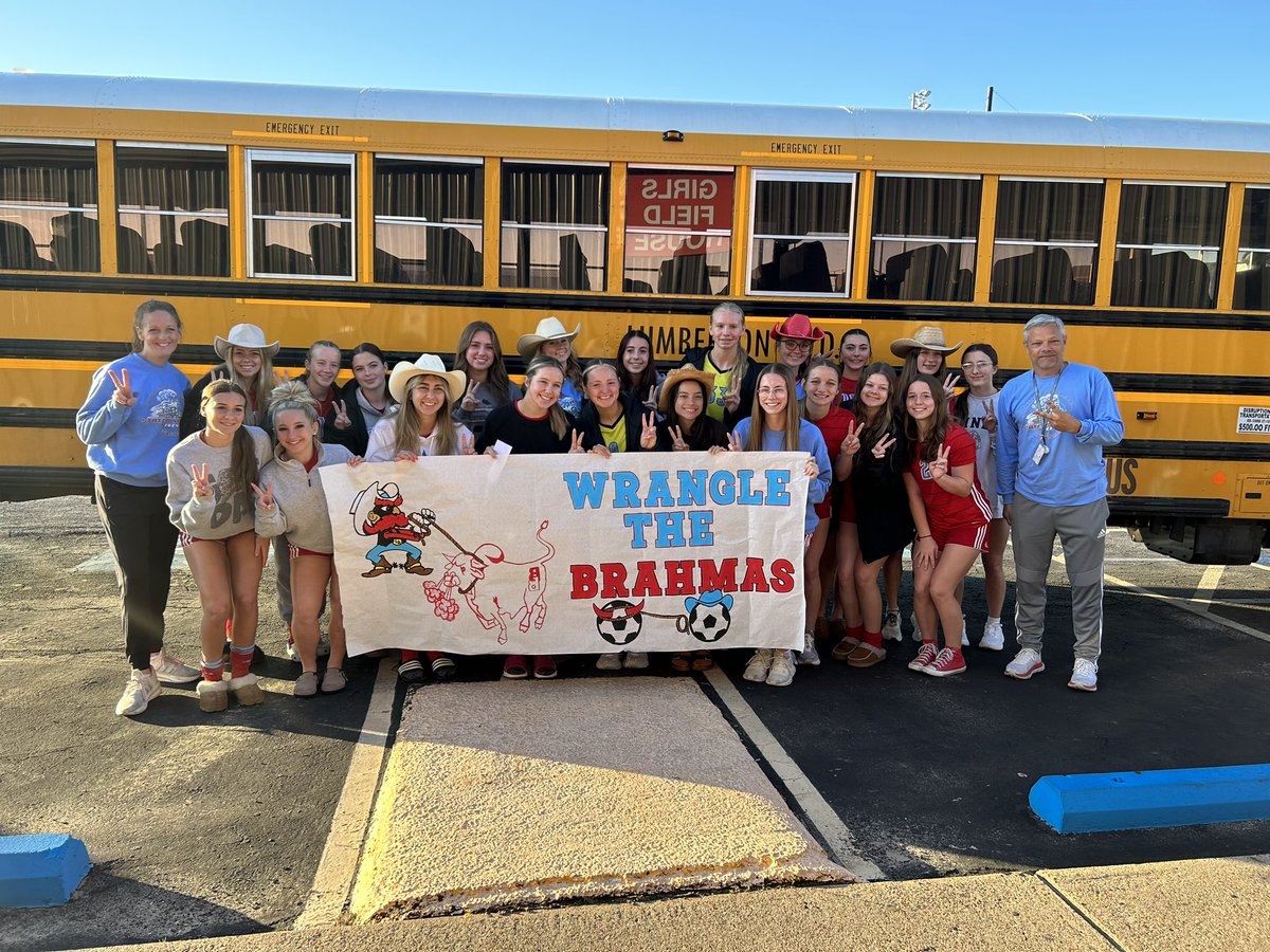 Time to wrangle the Brahmas! #Round2 <a href="/ladyraidersoc/">Lumberton Lady Raider Soccer</a> <a href="/LethalSoccer/">Coach Duque</a> <a href="/tascosoccer/">TASCO</a>