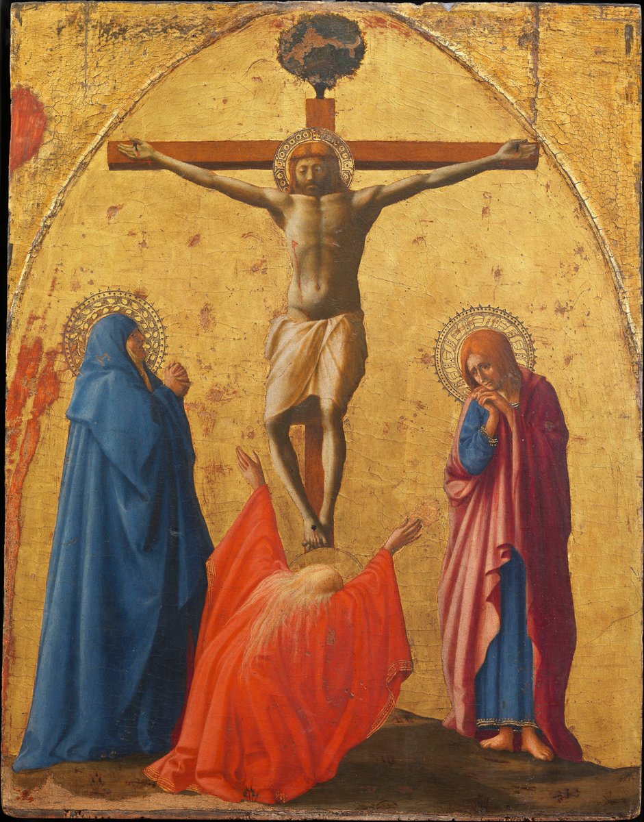 CHRIST PASSION, MASACCIO, 'CRUCIFIXION' 1426, #masaccio #art #ArtLovers #iloveart #gesture #TommasoCassai #PolitticoDiPisa #artlover  #Crucifixion #PassionOfChrist #ChristPassion