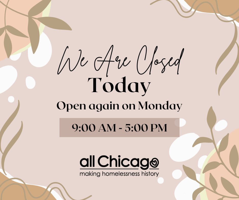 Our offices are closed today in observance of Good Friday. We will resume our regular business hours on Monday, April 1. #officeclosed #allchicago #easterweekend