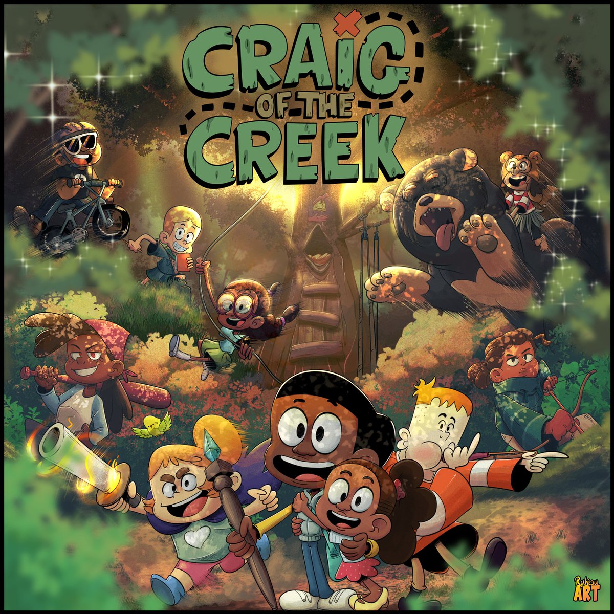 RuhisuART's tweet photo. [COMM]

Craig of The Creek Anniversary

#CraigoftheCreek #CartoonNetwork #Wildernessa #CraigWilliams #cartoonart #fanart #myart #artistontwitter #digitalart https://t.co/BFD8KuZtkq
