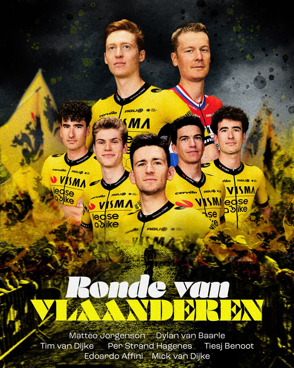 🇧🇪 #RVV24 Big crowds, cobbled climbs & so much more: 𝓓𝓮 𝓗𝓸𝓸𝓰𝓶𝓲𝓼 is almost here. 💛 Meet our team for the Tour of Flanders. 🐝