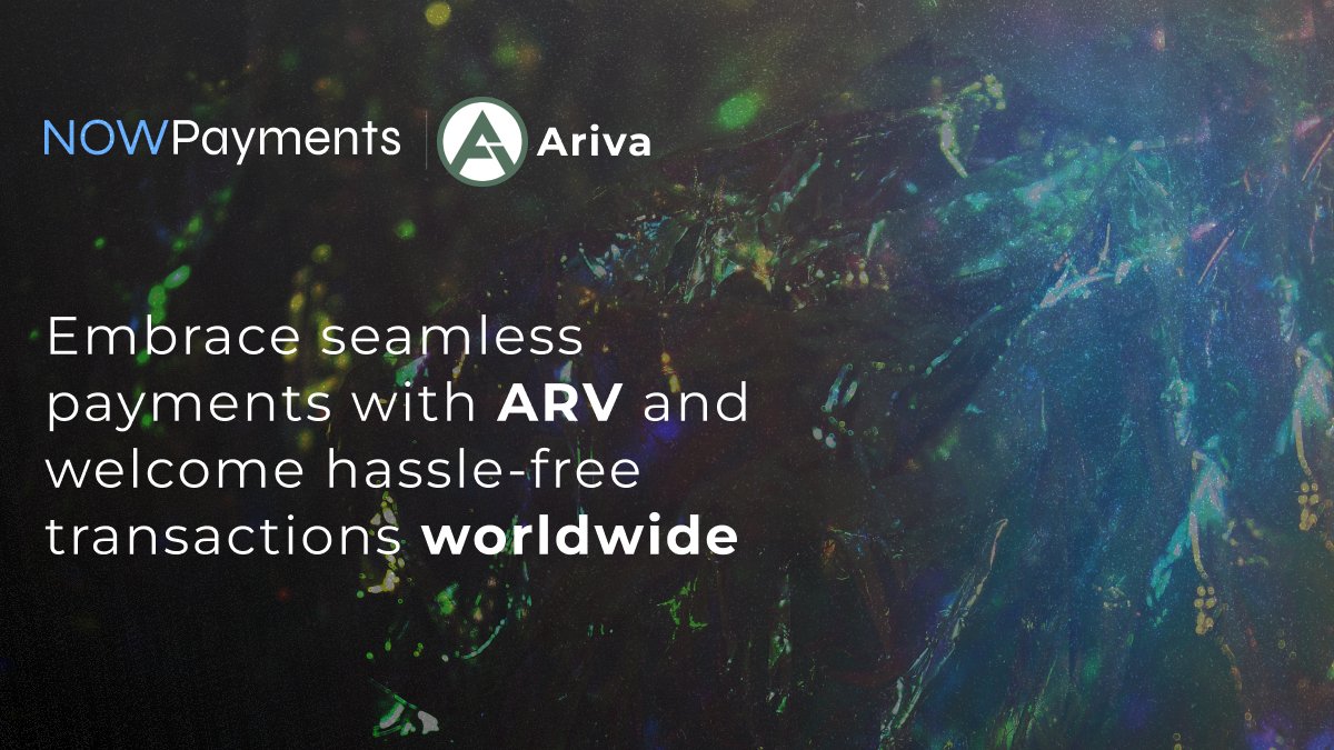 🌟Transform your travel business with @ArivaCoin payments! 💙NOWPayments ensures secure transactions, minimal fees, and lightning-fast settlements for your trip! 🌍Embrace seamless payments with $ARV and welcome hassle-free transactions worldwide: now-l.ink/arvtrip