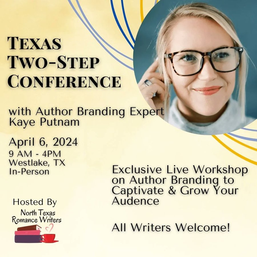 Attention #Texas Writers!
Branding guru Kaye Putnam is teaching how to attract more readers and elevate your author brand.
April 6, 2024 9am-4pm in Westlake, TX 
Register now at ntrw.org 

#AuthorBranding #MarketingExpert #KayePutnam #Authors #WritersHelpingWriters