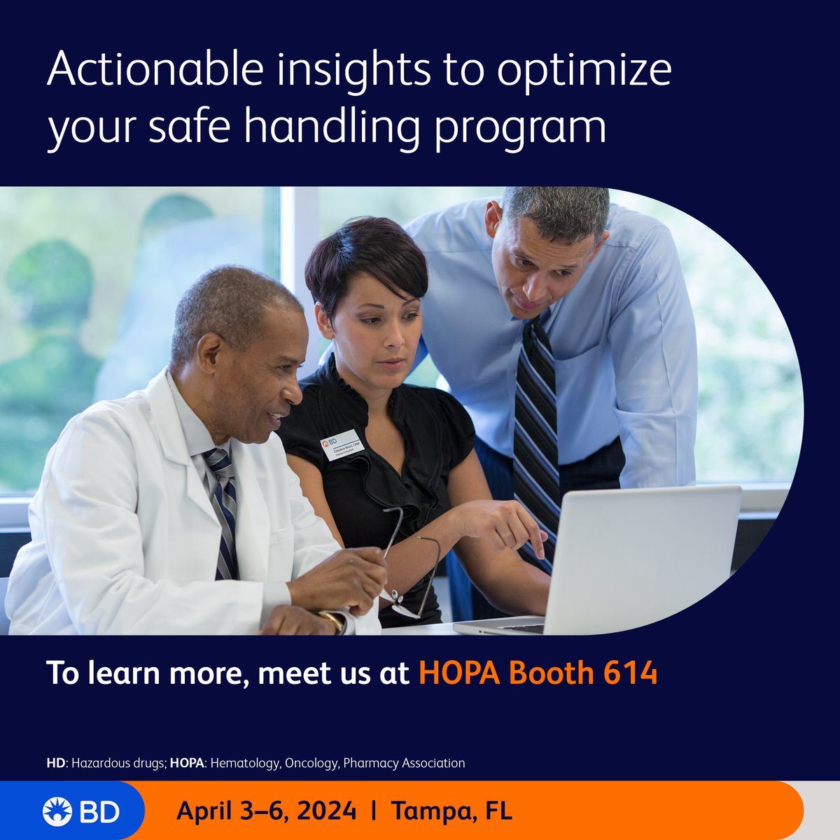 As HD use increases and safe handling guidelines evolve, you need a comprehensive ongoing analysis of your oncology care processes. Our new Safe Handling Assessment provides evidence-based recos to help protect your personnel at every step. Learn more at #HOPA2024, Booth 614.