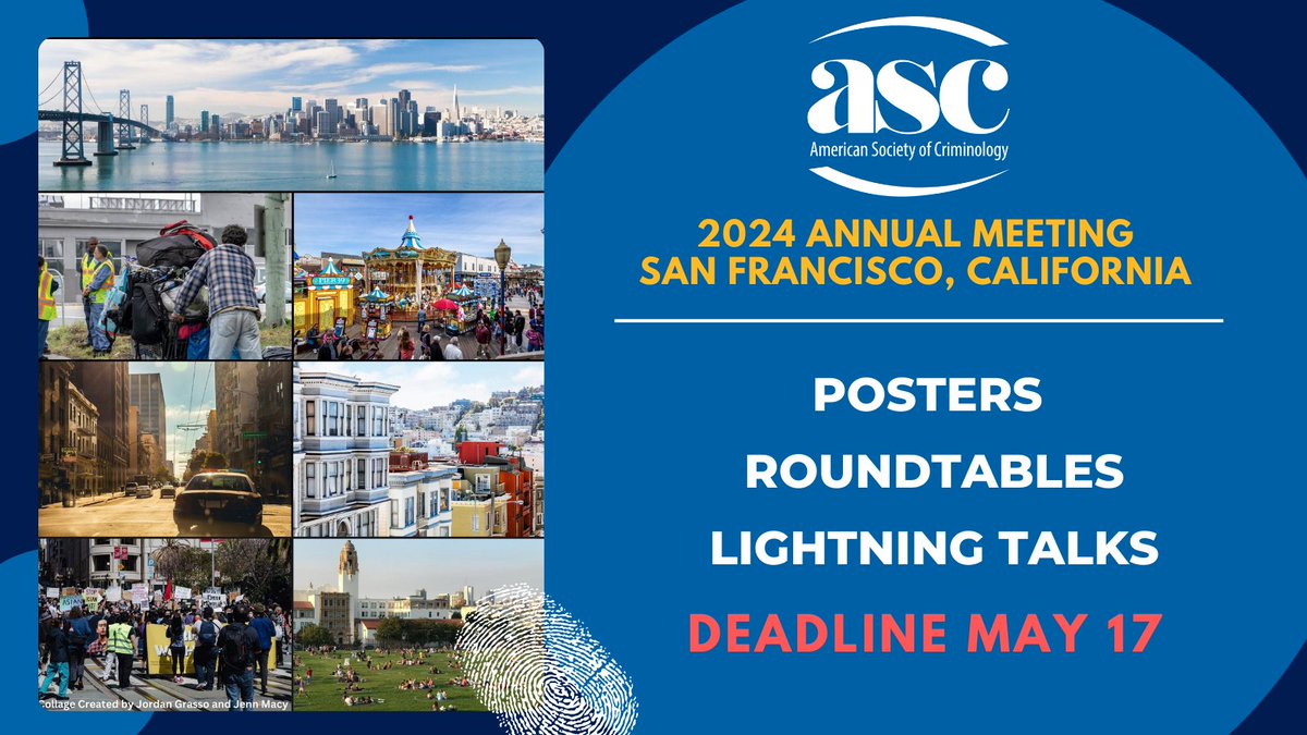 There is still time to contribute to ASC's Annual Meeting discussions! Submit your posters, roundtables, and lightning talks through May 17th 📆 Click the link for more information: asc41.org/events/asc-ann… #CallforPapers #ASCSanFran24