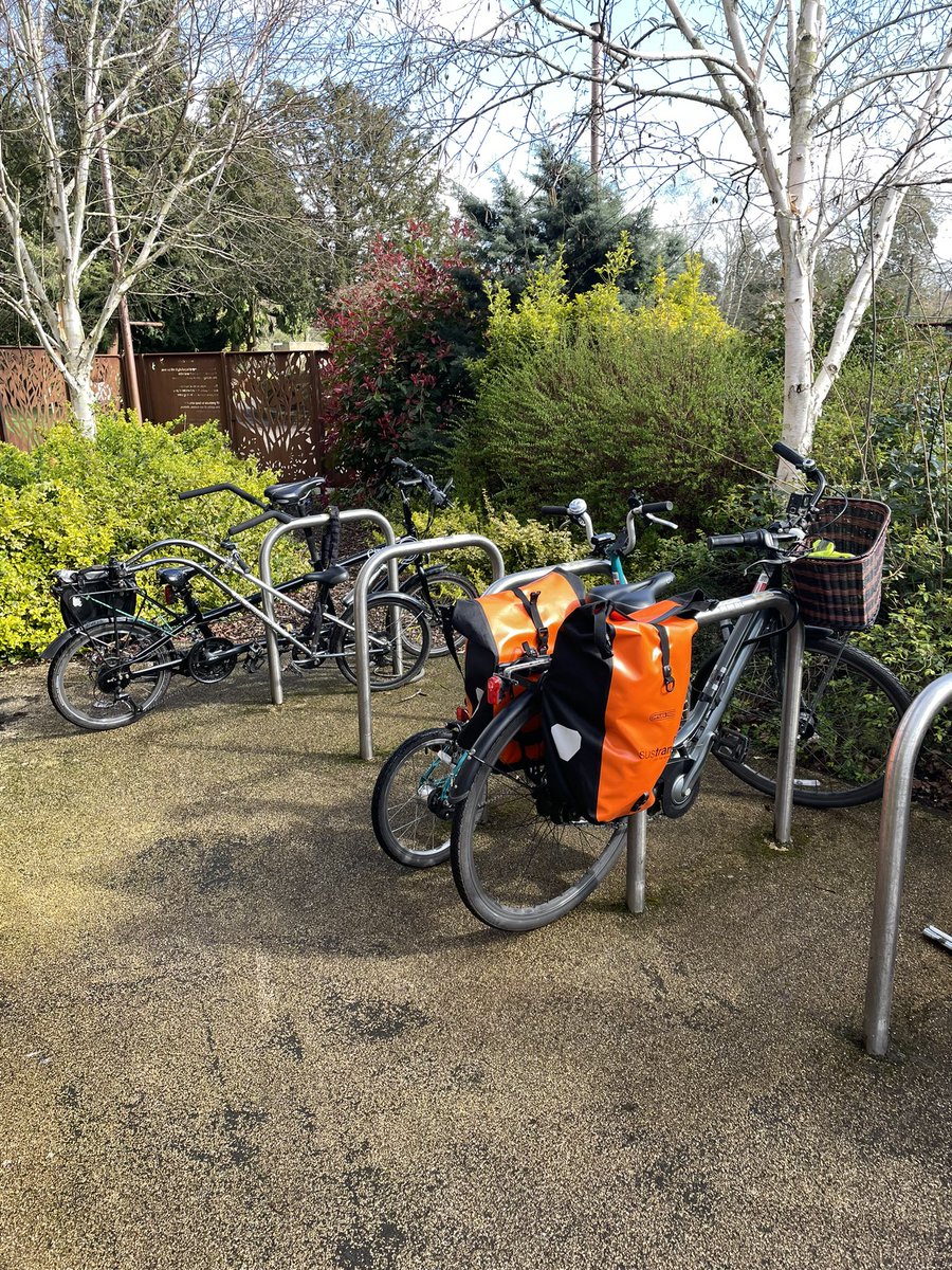 Lovely ride to Cannon Hill Park on @A38Cycleway this morning. We played crazy golf ⛳️ (good for the kids’ age range) and had a drink at the MAC. Having juggled work and kids between us this week, it’s great to finally have time all together over the bank holiday weekend 🤩