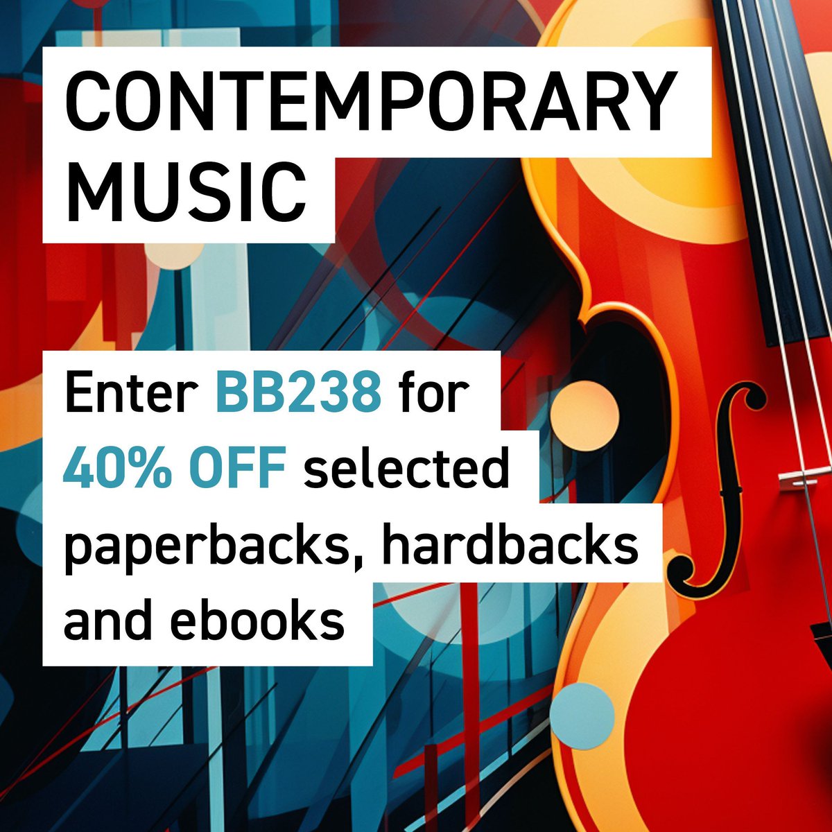 Want to hear about our new music books and campaigns like our current 40% off contemporary music books? Follow our dedicated #music account > @boydellmusic