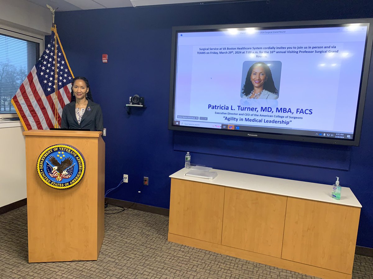 kmfitani1's tweet photo. Amazing Shukri Khuri MD visiting professor @VABostonHC by surgeon leader @pturnermd executive director and CEO @AmCollSurgeons . Mentorship, teaching, education, policy , leadership were all on the agenda. Many new ideas and continued #acsquality .Thank you Dr Turner https://t.co/X4R1Q07Ngu