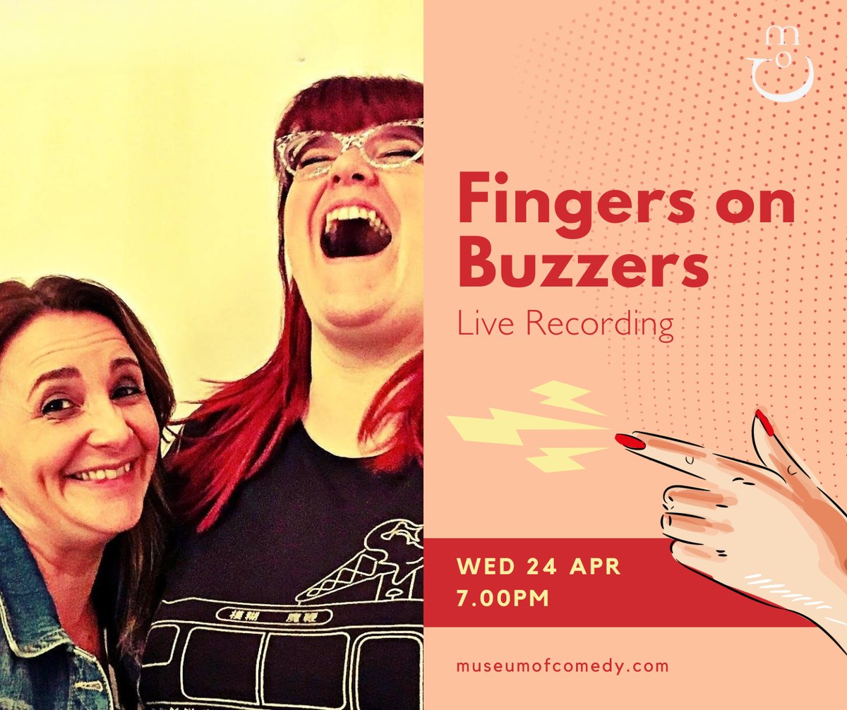 Fingers On Buzzers LIVE is coming up next month at London's @museumofcomedy! Whether you’re a Pointless armchair aficionado, nostalgic for the days of Going for Gold, or a bona fide Mastermind, this is the show for you! 📅 24th April 🎟️buff.ly/4c9effp
