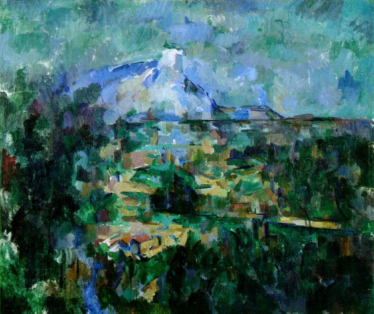 CHRIST PASSION, Paul #CÉZANNE, 'LE MONT SAINTE-VICTOIRE VU DE LES LAUVES' 1905 #art #arttwit #ArtLovers #iloveart #ChristPassion #PassionOfChrist