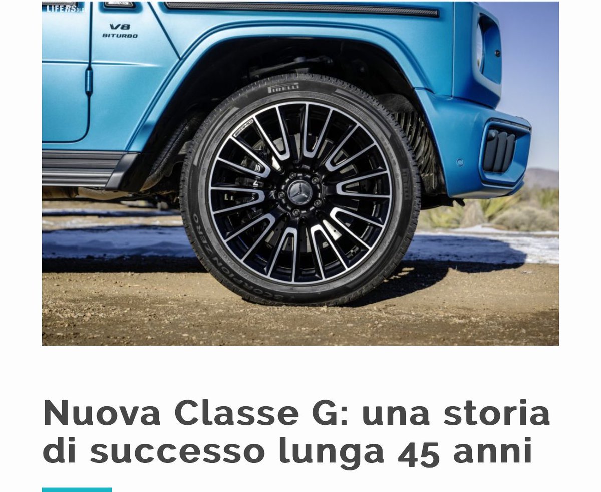 lifersblog.com/novita-auto/nu… @MercedesBenz_IT @MercedesBenz #MercedesBenz #classeG #offroad #cars #news #blog #blogger #lifersblog