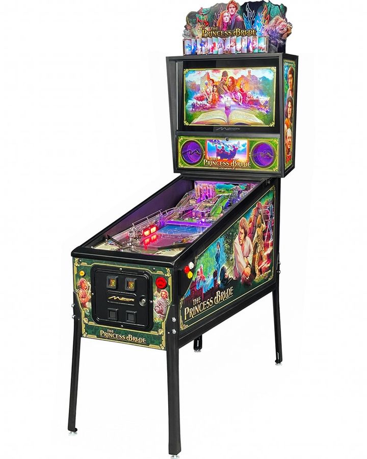 Inconceivable! We're excited to welcome @Multimorphic, to the Baird Center April 5-7 with their new Princess Bride machine! You've never seen pinball like this, as a huge section of the playfield is a reactive screen! It's... As you wish!