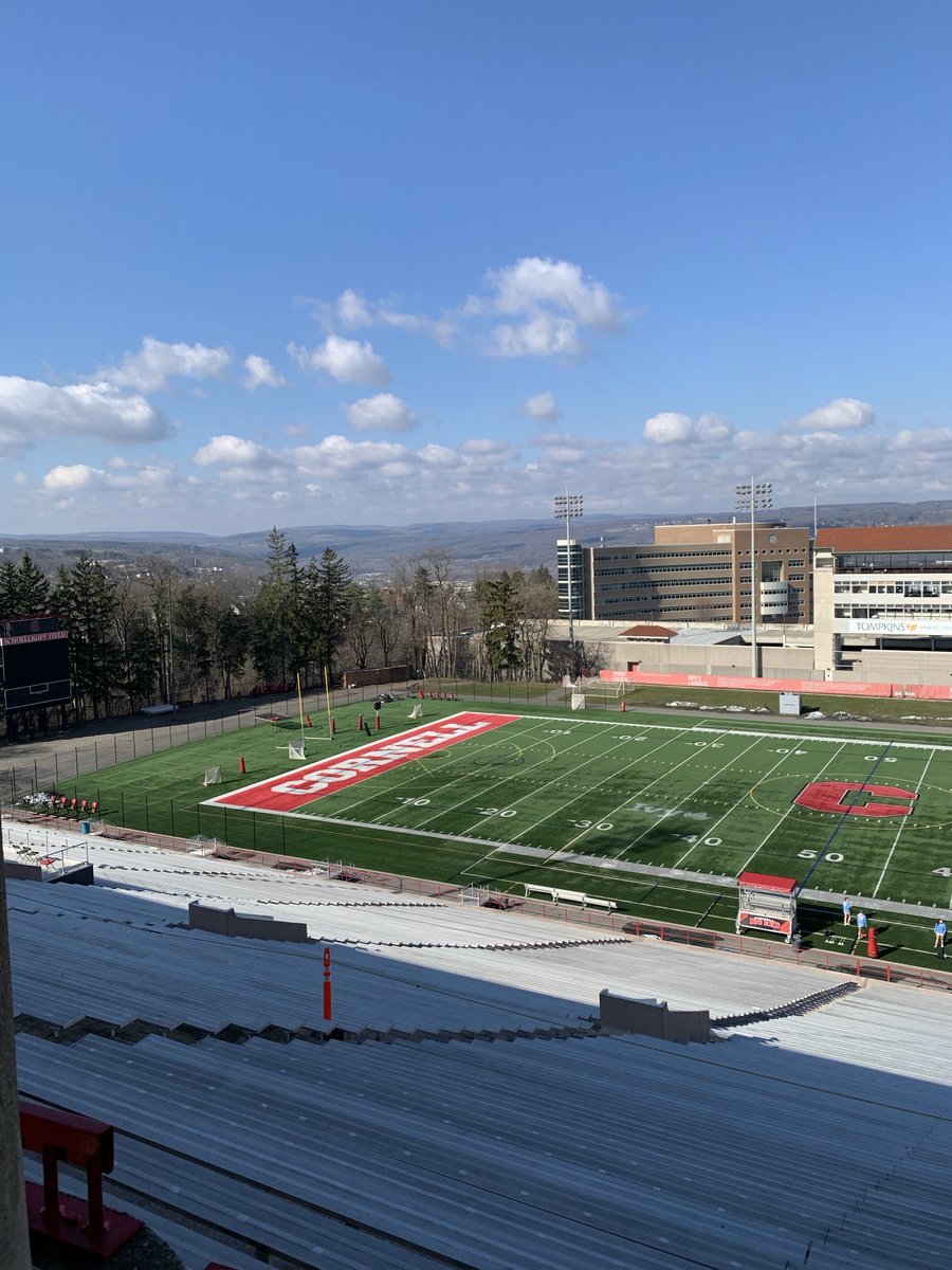 Amazing view from the top of Schoellkopf! Go Big Red! #YellCornell #GBR