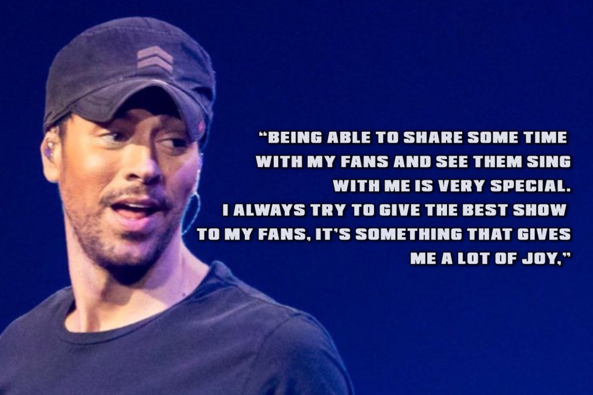 Enrique Iglesias did not detail the agreement with Sony Music, his record company, but his plan is to continue releasing music, “only not with the obligation to package them into an album. I love composing! In fact, I’m in the studio every day writing and recording new song.”