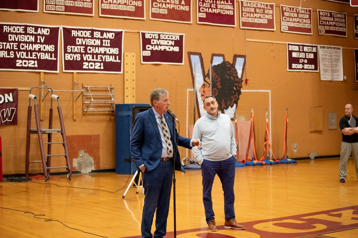 You can’t get in the game without putting in the work. I competed in a friendly free-throw contest with Woonsocket Mayor Beauchamp to highlight our push for better attendance and expanded learning opportunities.

When we work together — RI wins. #AttendanceMattersRI #Learn365RI