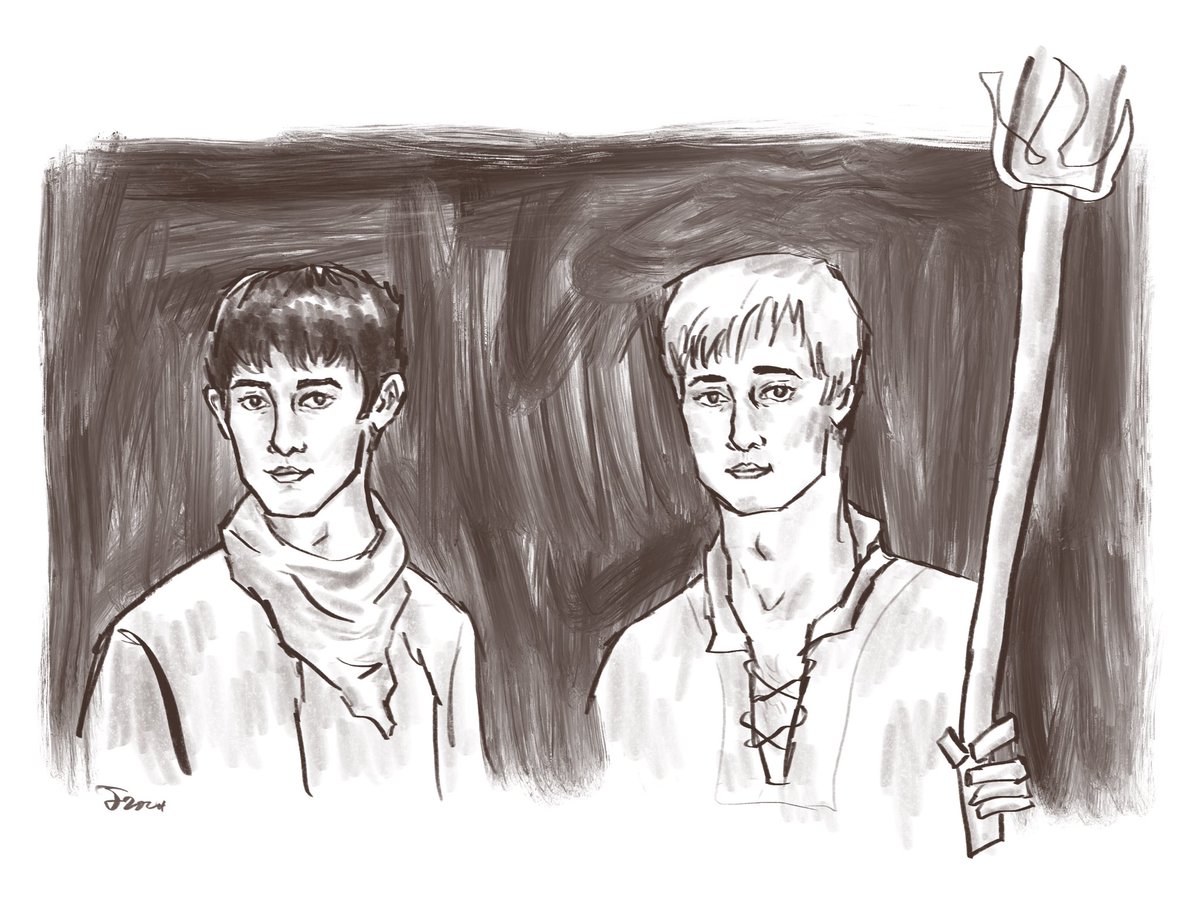 caught in the citadel hallway #bbcmerlin