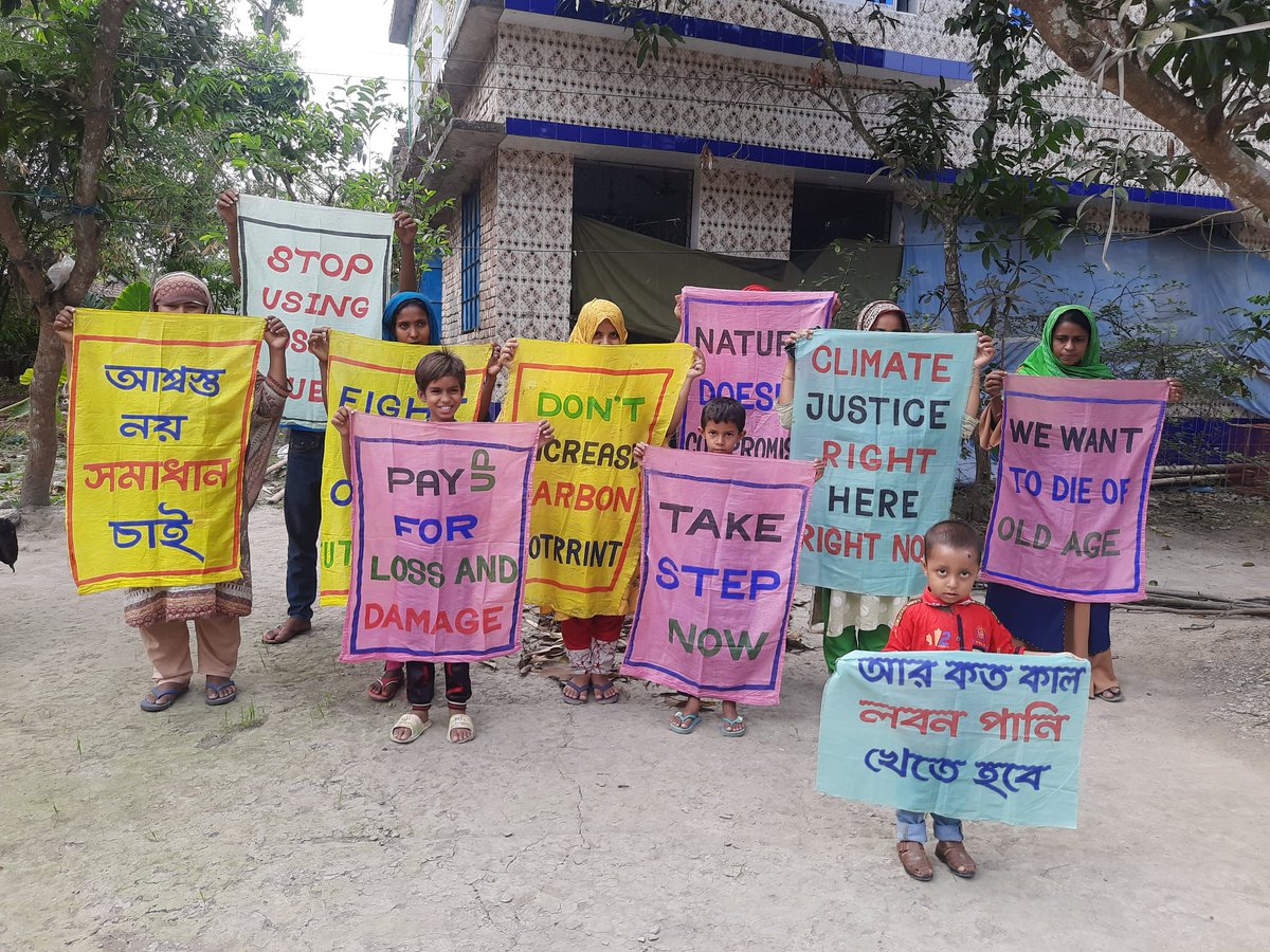 Save the environment, save Bangladesh✊ 🇧🇩 Climate Strike -88 🇧🇩 #janakallayan_sangstha #LossAndDamage #ClimateAction #YoungPeopleForClimateActionNow #puredrinkingwater #SaveSundarban #EndPlasticPollution #globalwarming #MyPlanetMyResponsibility #savetheenvironment