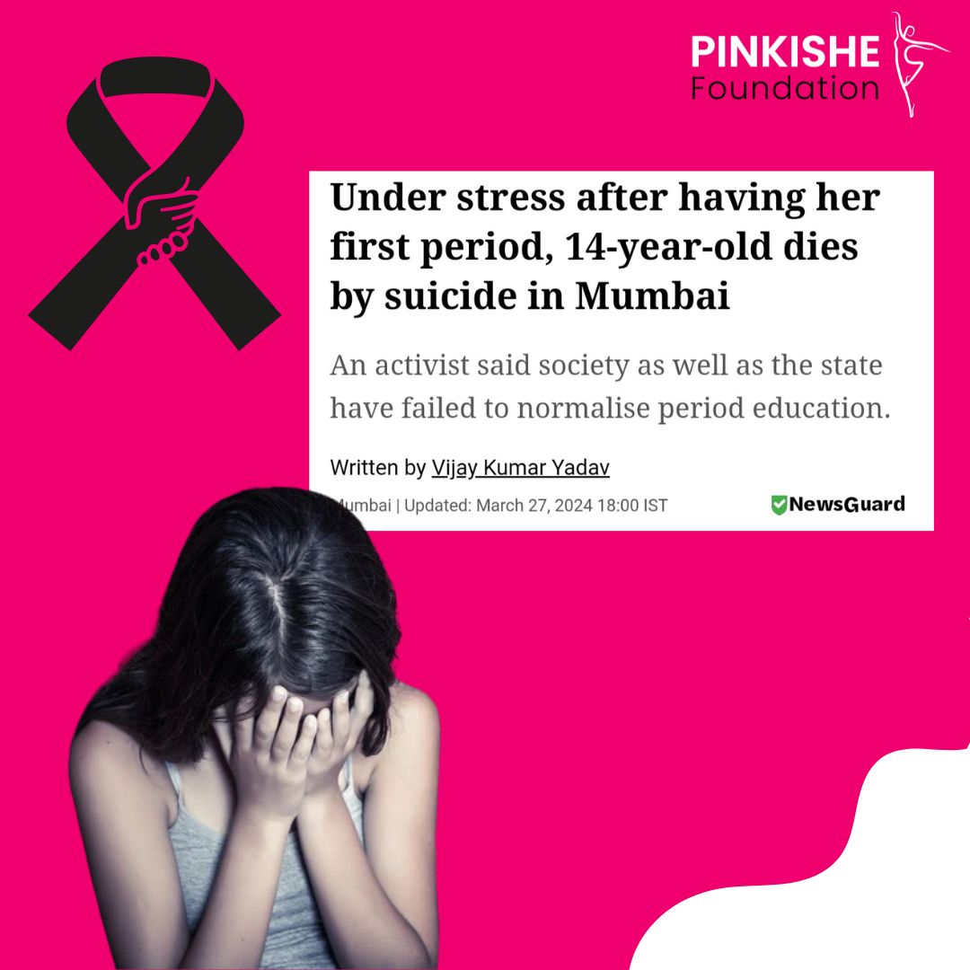 Tragic loss: 14-year-old succumbs to the stress of her first period, sparking urgent conversations about mental health awareness and support for young individuals. 

#menstrualhealth #periodeducation #menstrualhygiene #empowerwomen #girlshealth #periodpoverty #menstruationmatters