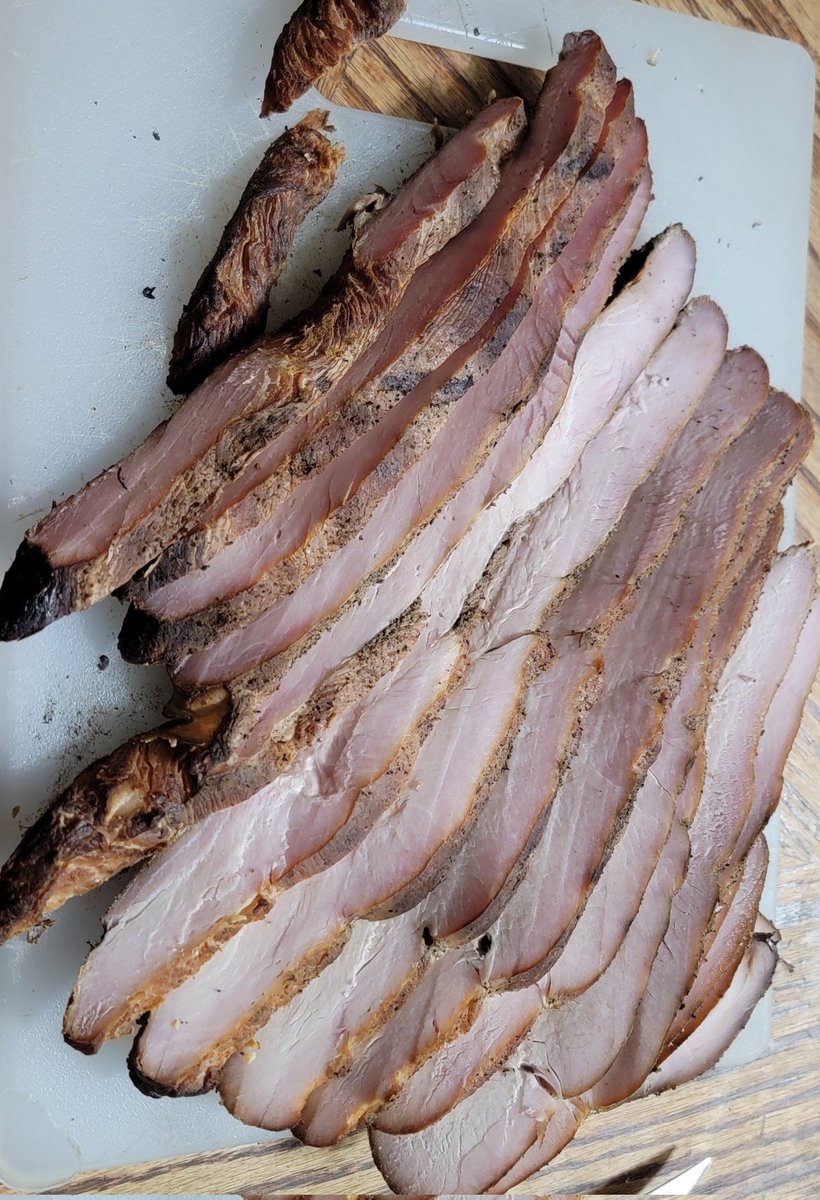 Hard to beat smoked wild turkey breast fish out of the smoker 😋