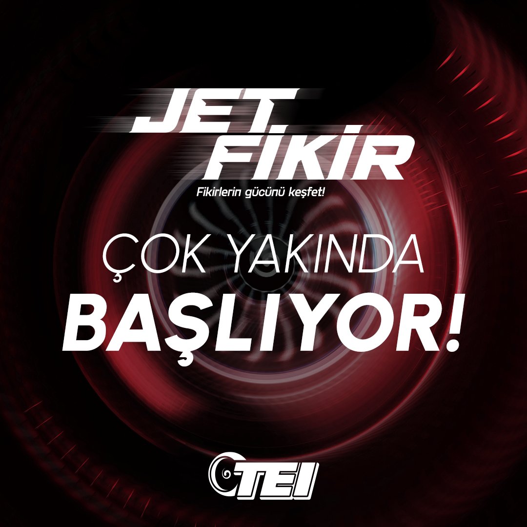 Takım çalışması ve fikirlerin gücünü keşfedeceğin ideathon yarışması JET FİKİR çok yakında! 🚀✨

#TEI #GücünKaynağı