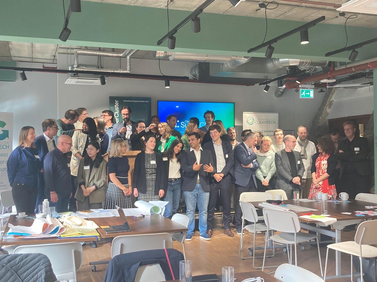 The climate crisis is the greatest innovation & investment opportunity globally & the highest concentration of #ClimateTech talent, technology, research & investment is within 4.5 hours train travel of #London. Thanks to all who joined us yesterday to build a stronger ecosystem.