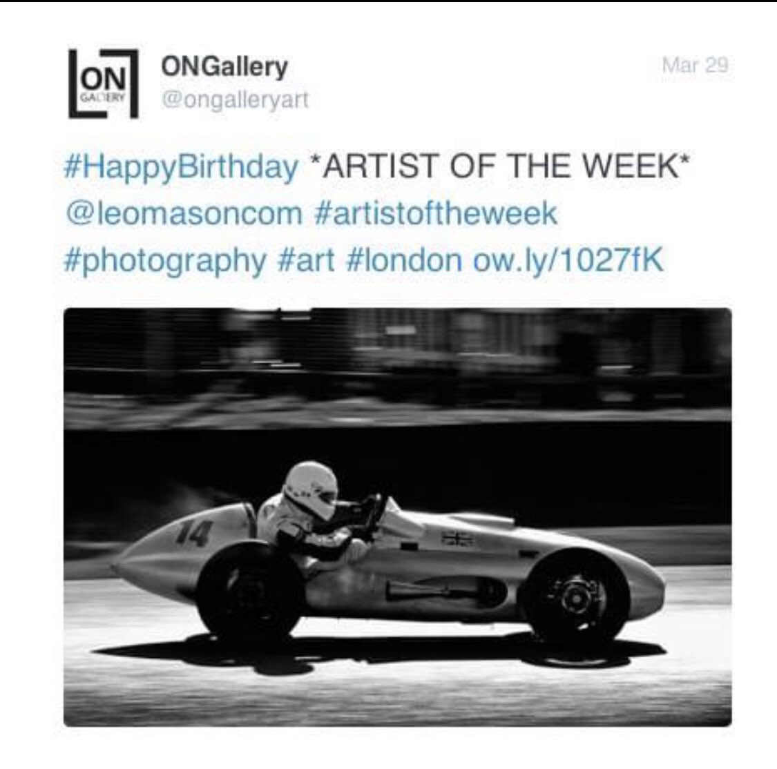#leomasonsports/ many thanks 🙏 to #OnGallery for birthday wishes today. What’s more, the 🌞 is shining at last!