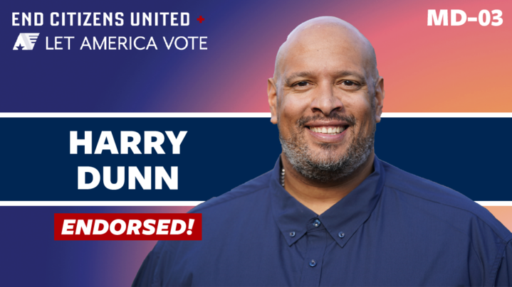 .@LibraDunn's voice, leadership, refusal of corporate PAC money, and experience as a Capitol Police Officer is driving his deep commitment to safeguarding our democracy. We are proud to endorse Harry and look forward to helping him win in November. #MD03