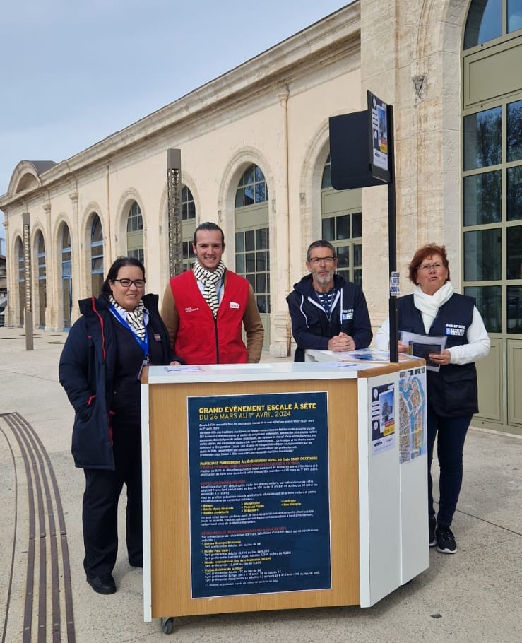 🚂⛵️Allez-y avec #liO !
Du 30/03 au 01/04 profitez de -50% sur les titres <a href="/lio_train_sncf/">liO Train SNCF Occitanie</a> pour venir à <a href="/EscaleASete/">Escale à Sète</a>
Nos agents sont présents sur le parvis de la gare de #Sète de 10h à 14h pour vous présenter les offres #liOTrain
<a href="/SNCFVoyageurs/">SNCF Voyageurs</a> <a href="/Occitanie/">Région Occitanie</a>