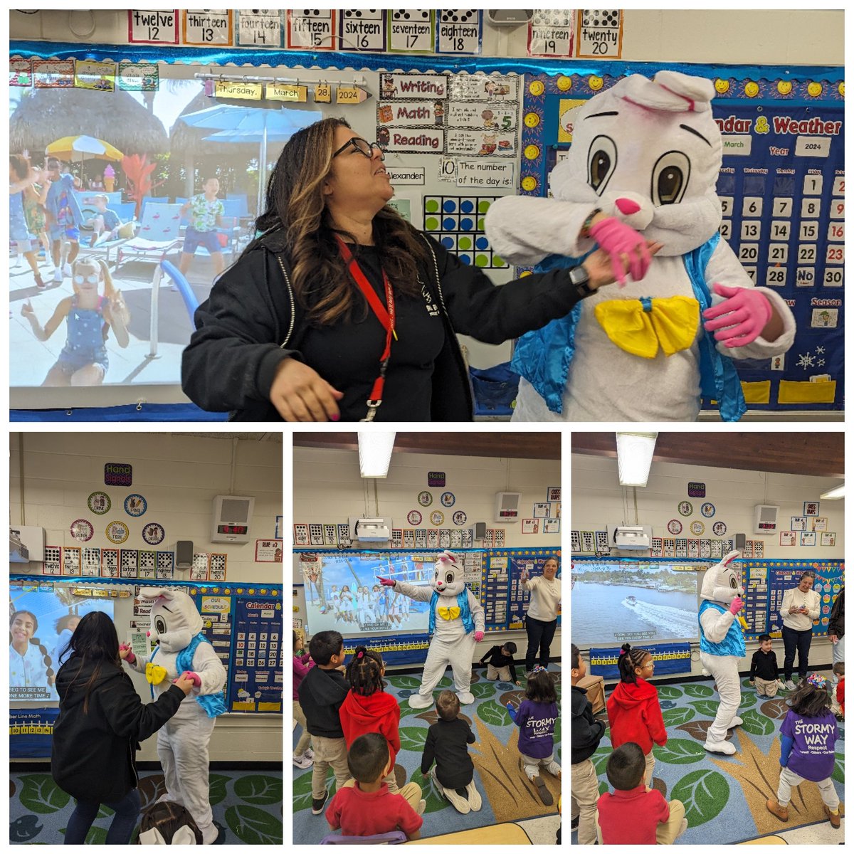 Dancing our way into Spring Break!  Kindergarten life! <a href="/rbpsEAGLES/">Red Bank Primary</a> <a href="/pmcollins04/">Paula Collins</a>   Happy Easter!