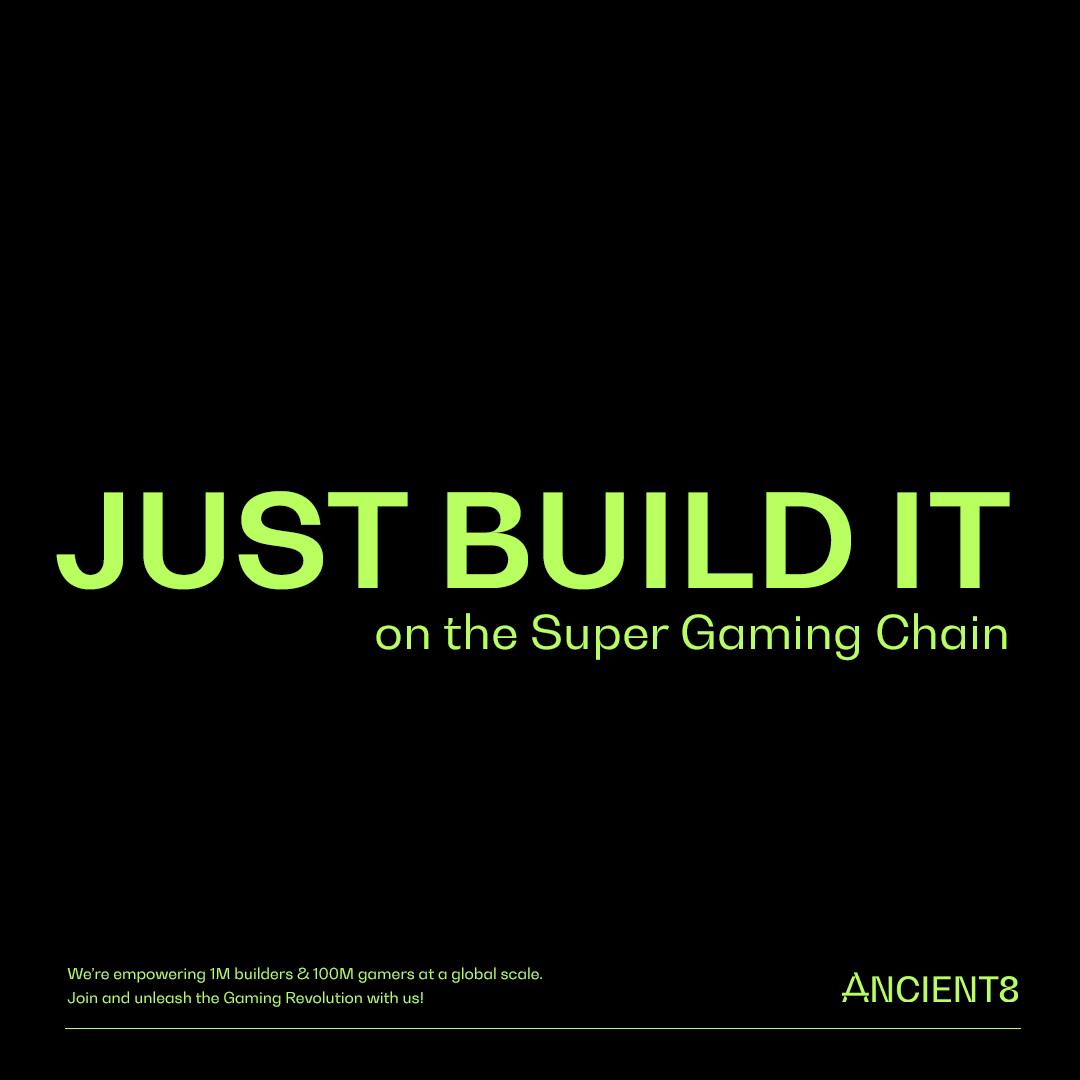 For the ones that believe in the future of Web3 Gaming. 🎮💚 Just build it.