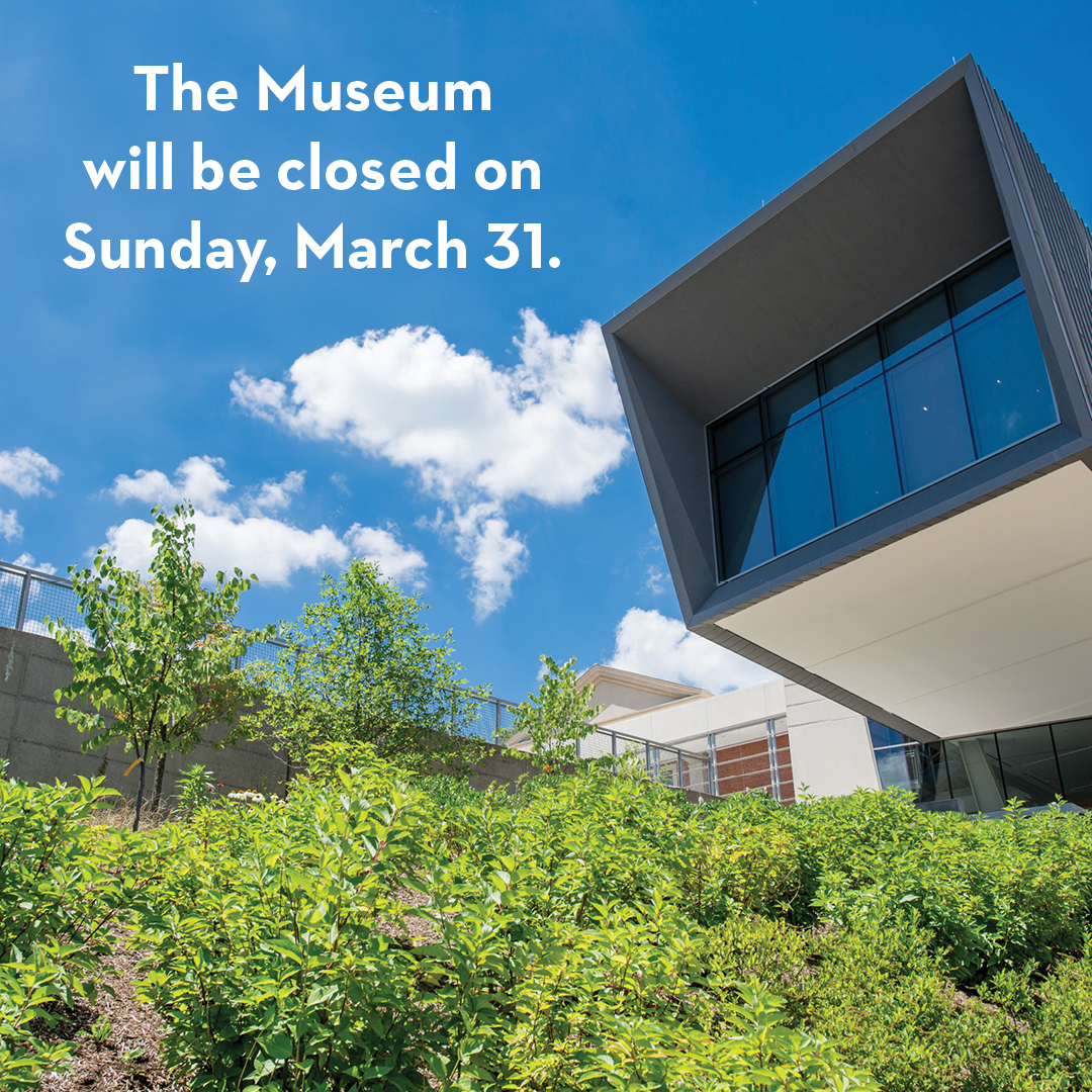 The Westmoreland will be closed on Sunday, March 31, to allow Staff who celebrate the Easter holiday to spend time with their friends and family. The Museum will be open normal hours (10am-5pm) on Saturday, March 30. Planning a visit? Get info here: ow.ly/U6SI50R2wLa.