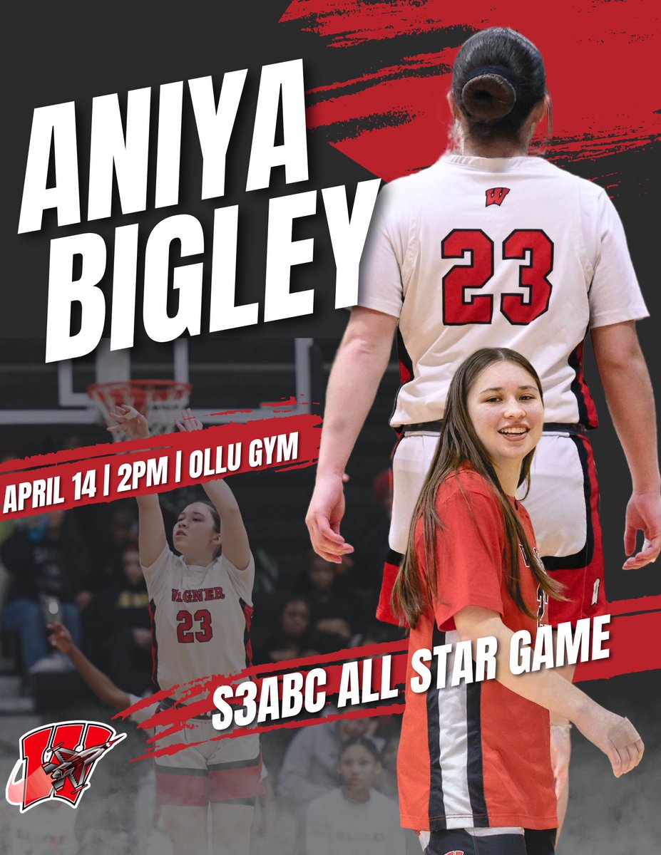 Catch Senior Aniya Bigley rep Dub Nation one last time at the S3ABC All Star Game 4/14, 2pm @ OLLU! @JISD_ATHLETICS @JudsonISD @AniyaBigley23