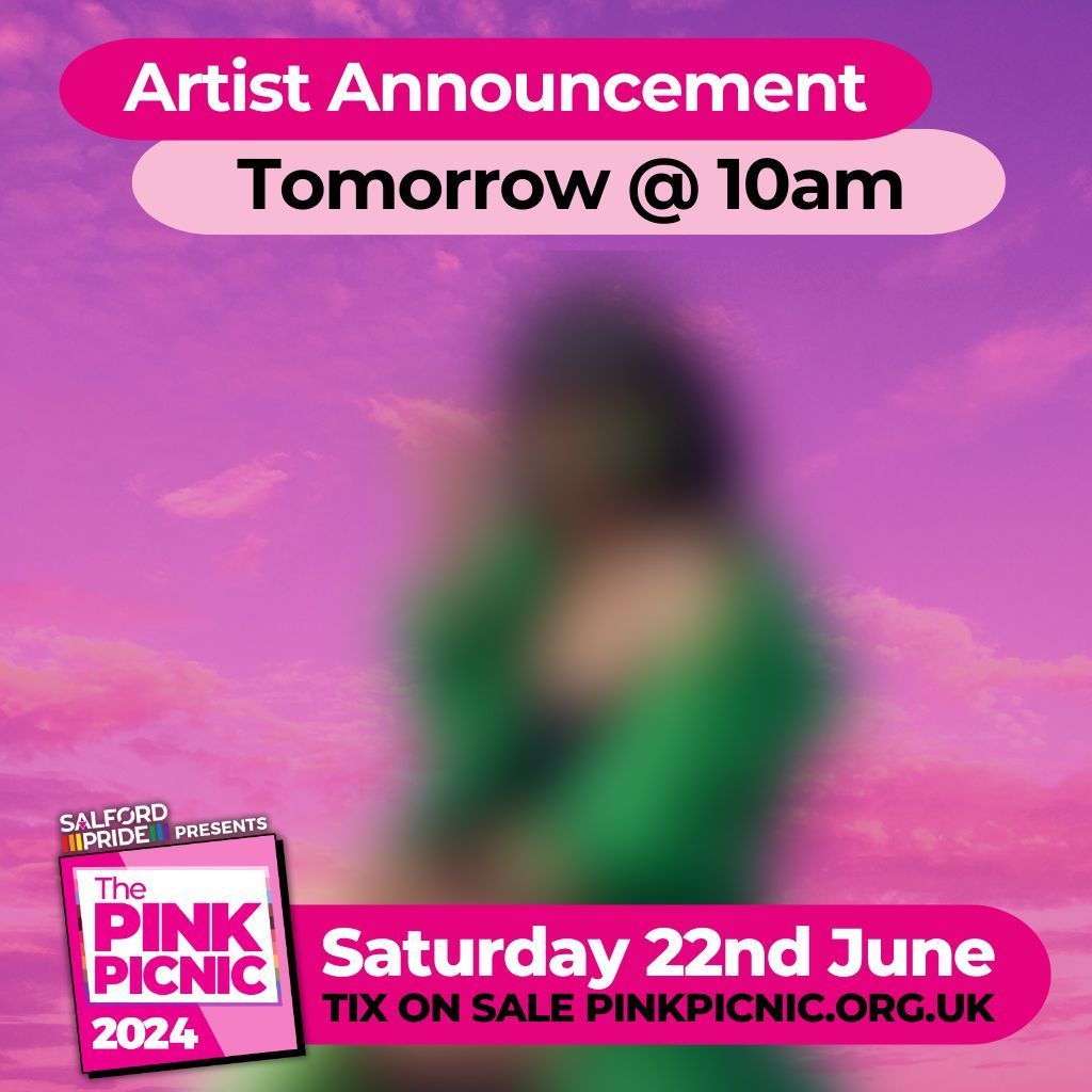 Grab your diamonds💎 Let's hope you won't need an umbrella☂️ Come live your life at this year's Pink Picnic🧺🏳️‍🌈 OUR NEXT MAIN STAGE ARTIST IS INCOMING.... check back tomorrow at 10am. Tickets >>> buff.ly/2ThGO6A