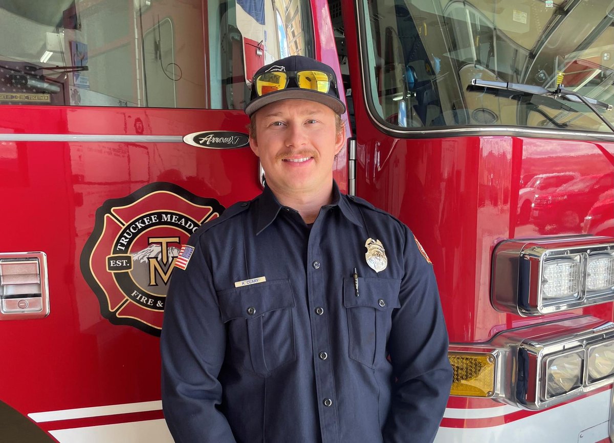 TMFPD's tweet image. #TMFR Firefighter/Paramedic Kason Clary is today’s #FridayFirefighter. Kason is a skilled paramedic serving TMFR since 2021. He is also a certified line medic, enabling him to provide medical aid to injured firefighters during a wildfire event. Read more: bit.ly/3VCQF4w