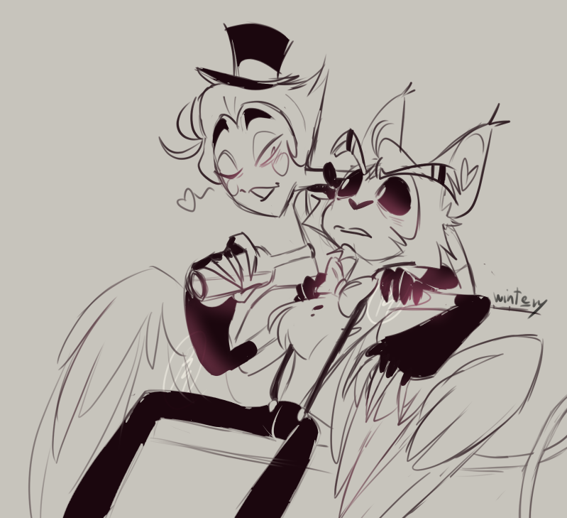 winte_ry's tweet photo. Hehe

#applecider #winteryart #appledaddy #LuciferHazbinHotel #huskhazbinhotel https://t.co/Q0zM9rOAPC