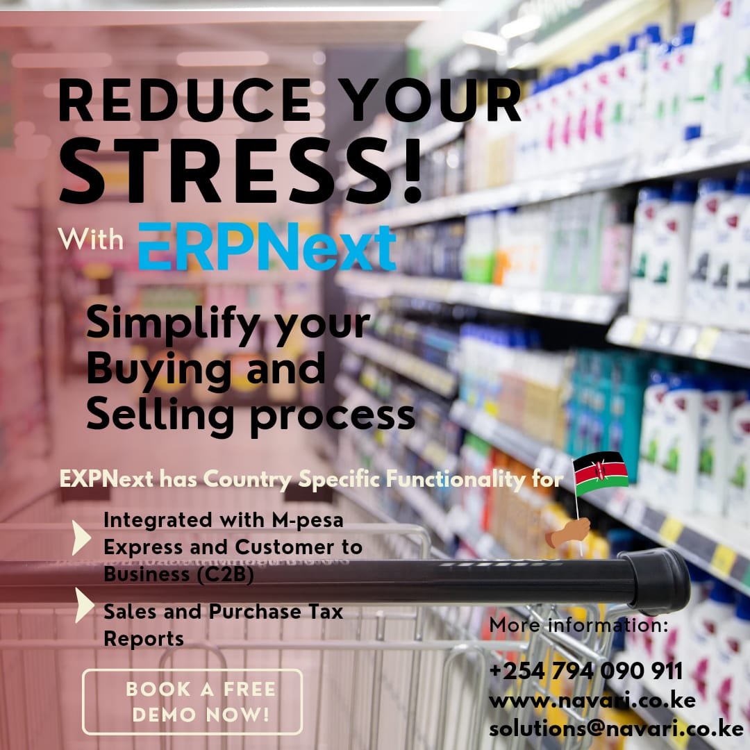 navari_ltd's tweet photo. Unlock ERPNext's power in Kenya! Seamlessly integrate M-Pesa for mobile payments, empower C2B transactions, and ensure tax compliance with comprehensive sales and purchase tax reports. Transform your business today! #ERPNext #Kenya #MpesaIntegration #C2B #TaxCompliance https://t.co/vE61EN3WAY