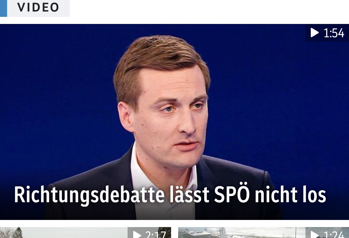 Der @HergovichSven versucht zigmal über politische Themen zu sprechen, wird dabei jedes Mal unterbrochen mit dem Versuch ihm Kritik an der SPÖ zu entlocken. Er tut das mit keinem Wort. Was ist die Headline? Richtig: „Richtungsdebatte lässt SPÖ nicht los“ Absurder geht es kaum.