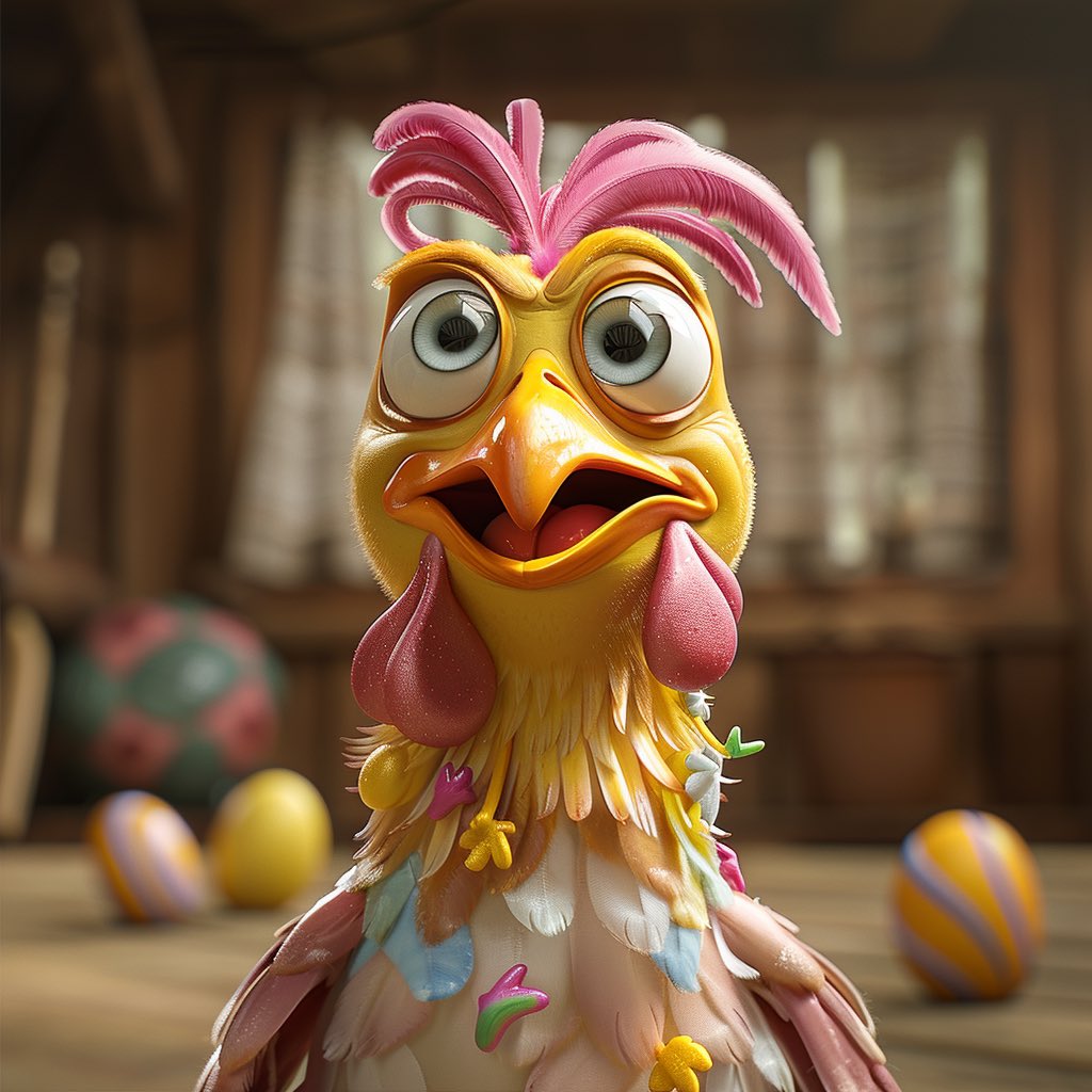 TrueShiftAI's tweet image. Påsken giver anledning til ro, hygge og kreativitet. Krydrer man det med kunstig intelligens, får man denne påskehilsen grafik. 

Hele Trueshift AI teamet ønsker jer en skøn påske og god påskeægjagt allesammen!

#påske #kunstigintelligens #ai #trueshift