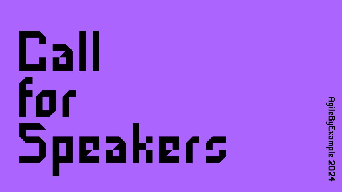 agilebyexample's tweet image. Just a quick reminder that if you would like to give a talk or workshop at ABE24, you have time until May 30th to apply. ⏱
More info: agilebyexample.com/speak-at-abe/
Don't miss this opportunity to be part of the event! 🔥
#AgileByExample #ABE24 #CallForSpeakers #speaker #workshop