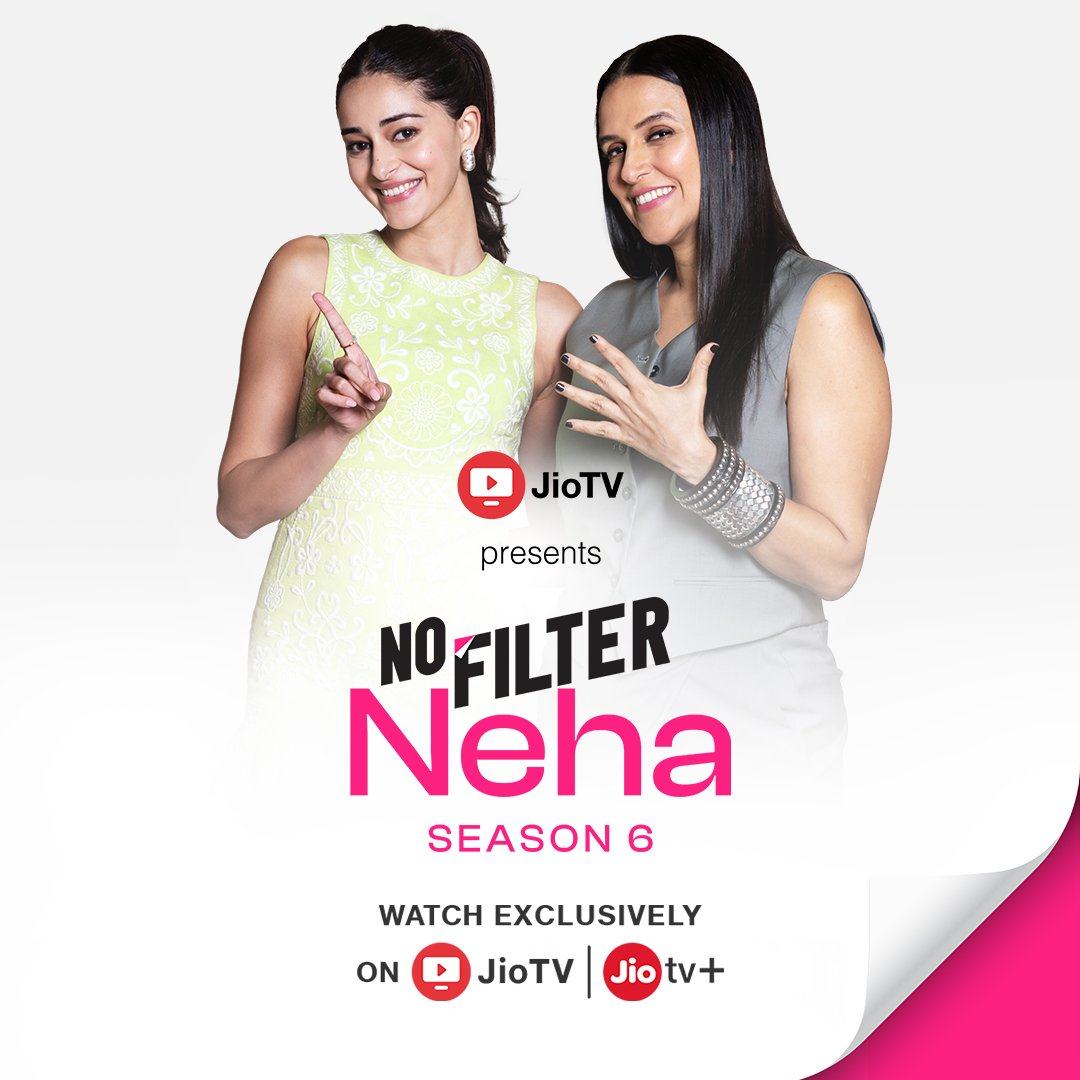 Watch No Filter Neha Season 6 Episode 5, streaming now on JioTV! @jiotvplus @NehaDhupia @ananyapandayy @OnePlus_IN #NofilterNeha #WatchOnJioTV #WatchNow #CelebrityTalkShow #Ananya #AnanyaPanday #BollywoodCelebrities #NehaDhupia #EntertainmentNews #JioTV #VideoPremiere…