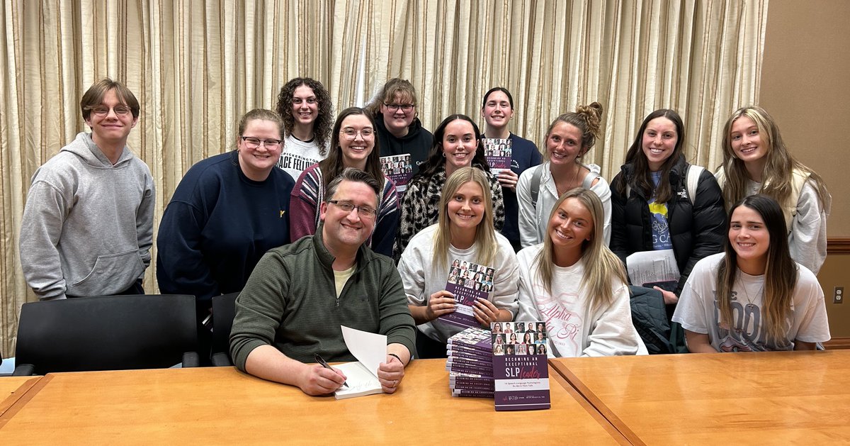 What do the best college students do? Matt Hott (MA-SLP '13) shared with the CSDeep Learning Seminar his unique life experience as an SLP, author, coach, and podcast host speechsciencepodcast.com
<a href="/OHIO_HSLS/">Ohio University HSLS</a>
<a href="/CHSPOhio/">OHIO College of Health Sciences & Professions</a> <a href="/speechsciencepc/">Speech Science Podcast</a>