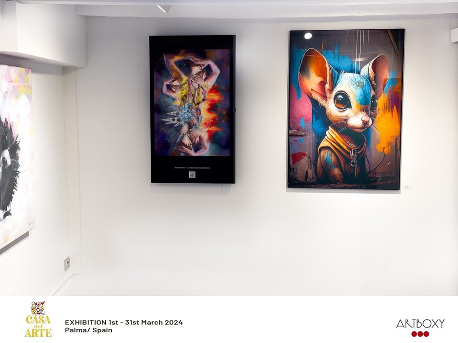 MyCreativeImage's tweet image. "Unreasonable Expectations" was on display in the Casa del Arte in Palma Spain during March on their led screen, thanks to @ArtboxyOfficial 

It is now available to buy as a #1of1 #NFT via @foundation take a look here: foundation.app/@JamesHurley/j…